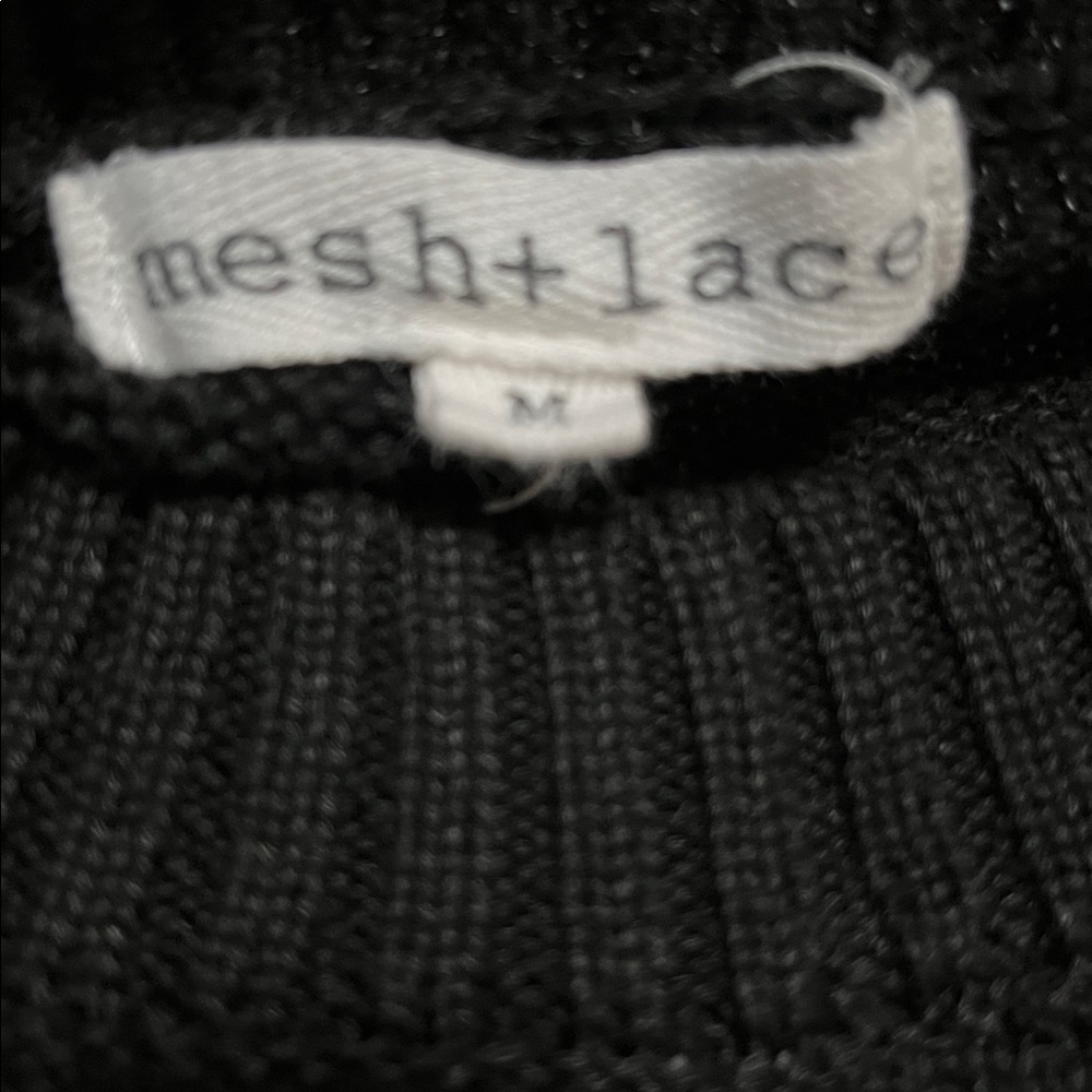 Mesh & Lace Women's Snowman Holiday Ugly Sweater Size M - Picture 2 of 8